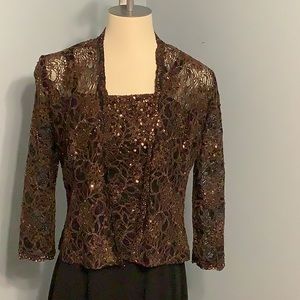 Karen Miller Chiffon dress/gown. Size 6